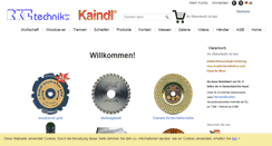 Desktop Screenshot of kaindl-shop.de